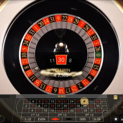Lightning Roulette Philippine casino game placecard